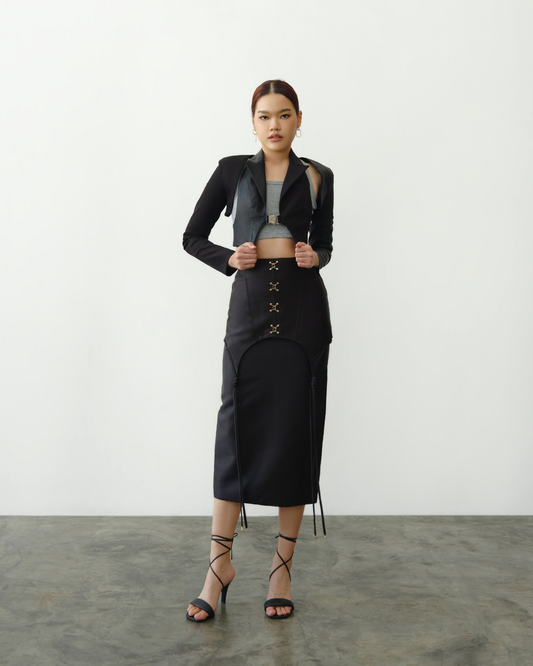 Amaranth Skirt Black