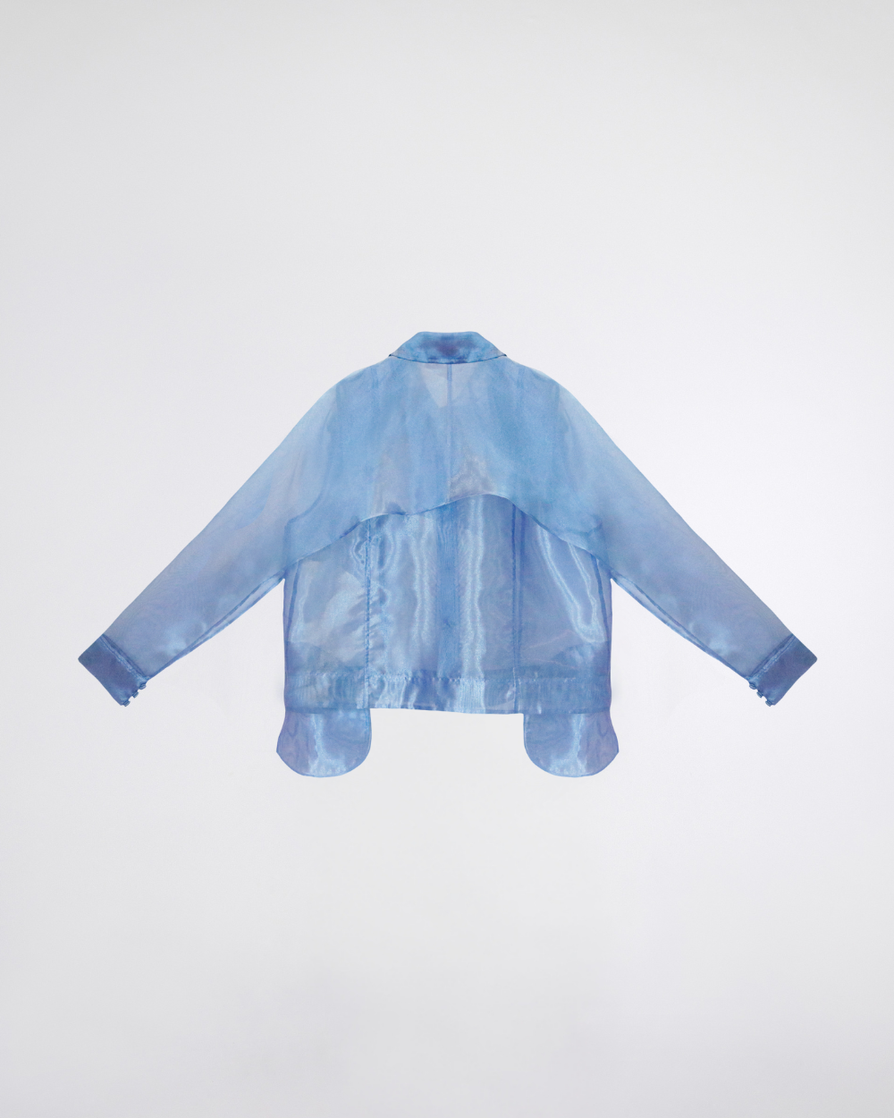 Merrick Sheer Overshirt Serenity Blue