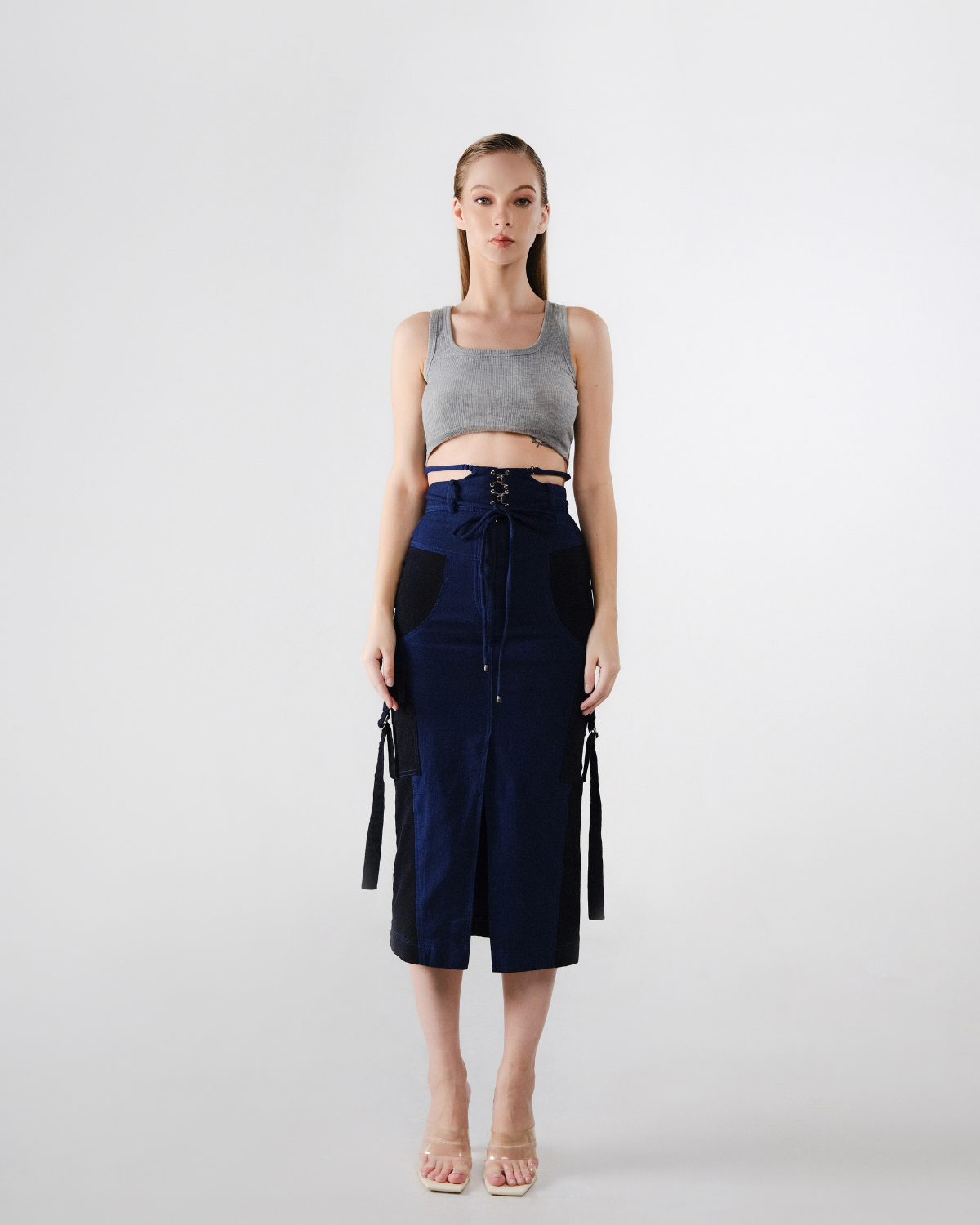 Daria Skirt Blue-Black