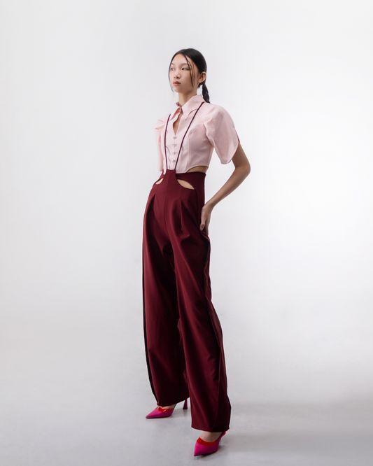 Ava Pants Oxblood