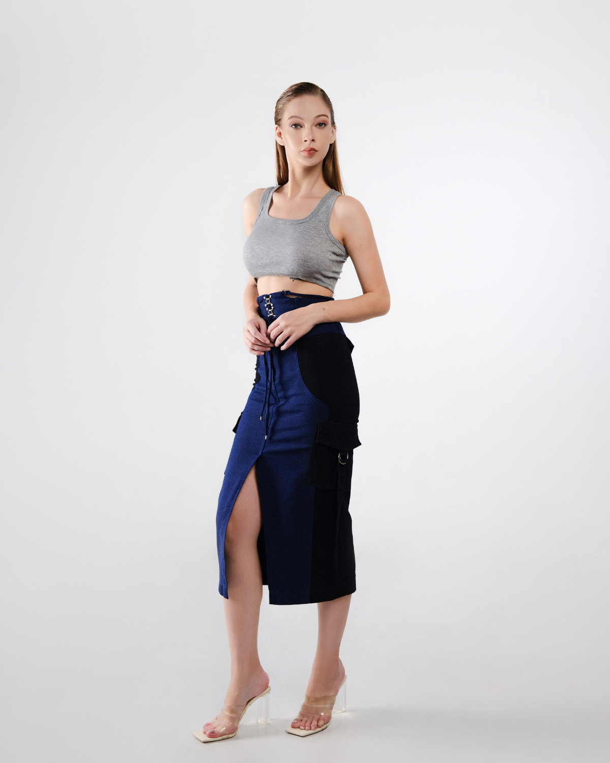 Daria Skirt Blue-Black