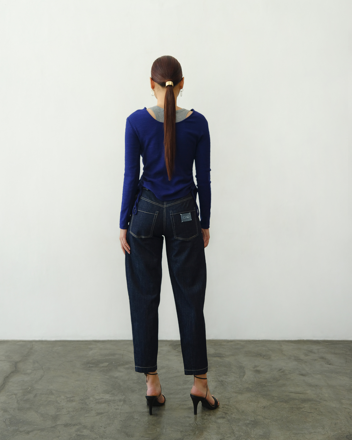 Holyn Knit Top Cobalt Blue