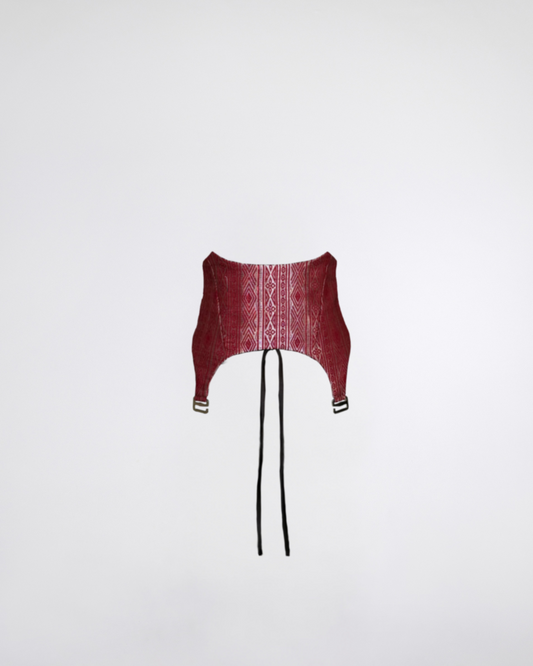 Alma Reversible Corset Red-Black