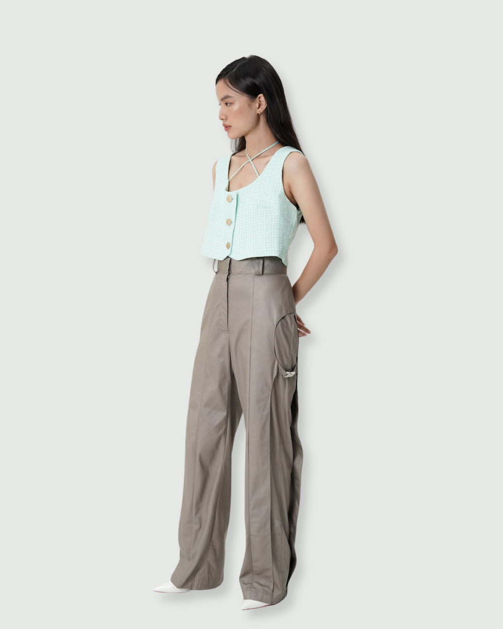 Buckley Pants Taupe Grey