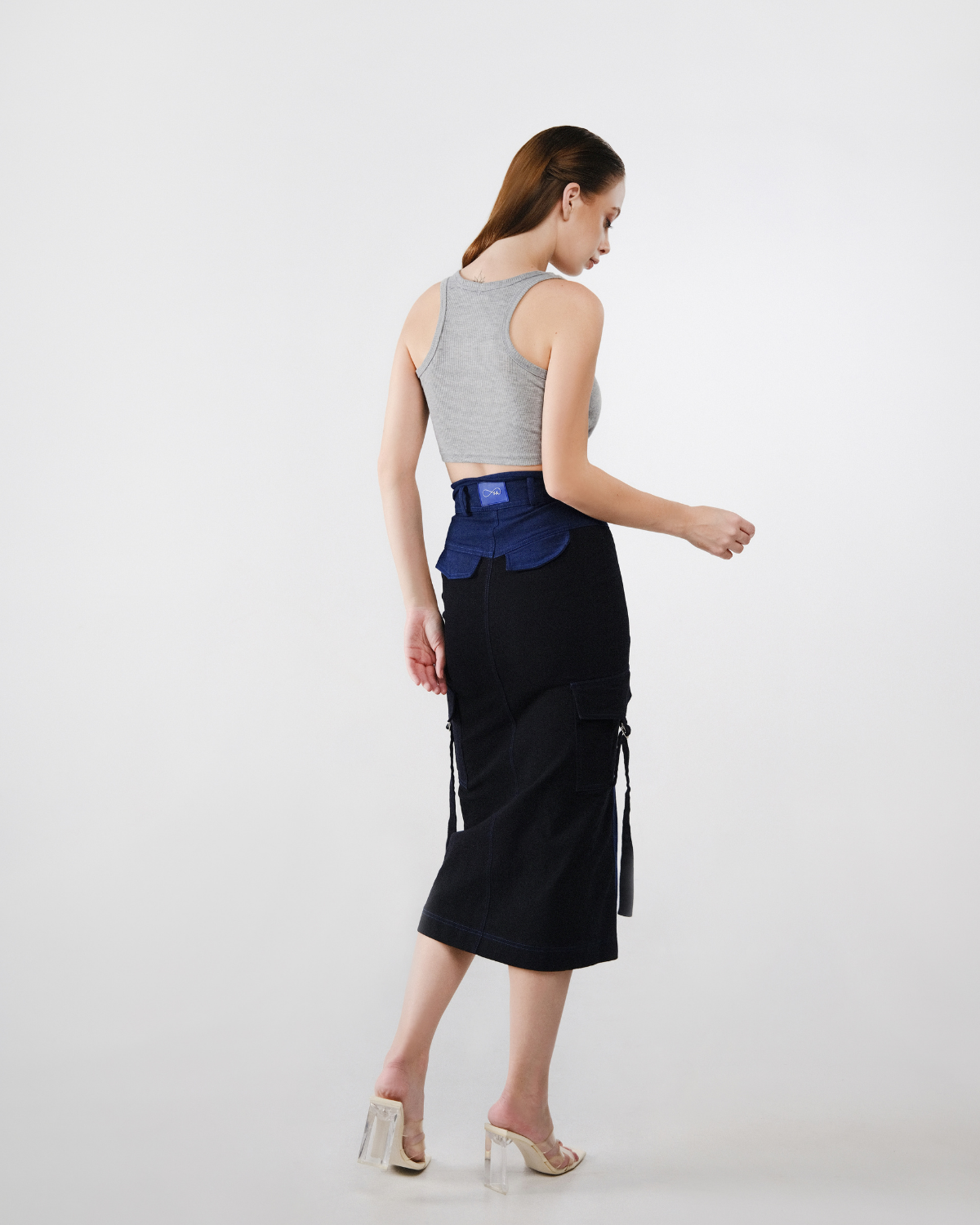 Daria Skirt Blue-Black