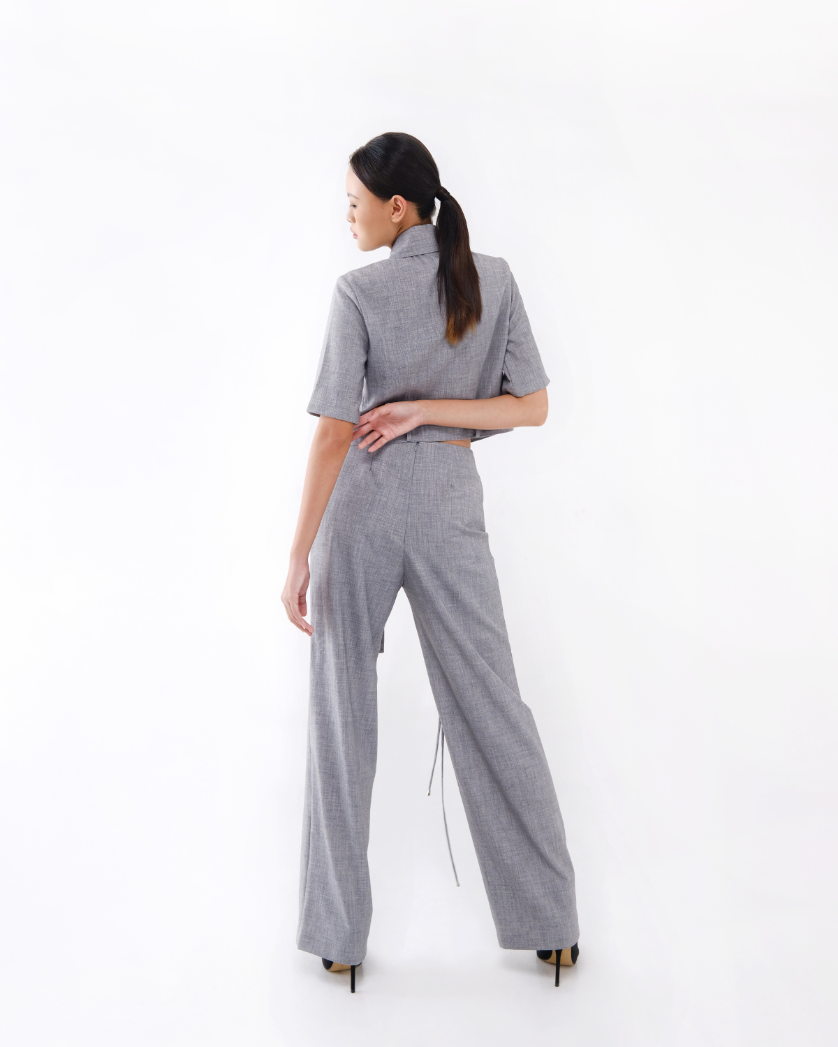 Amaranth Pants Light Grey