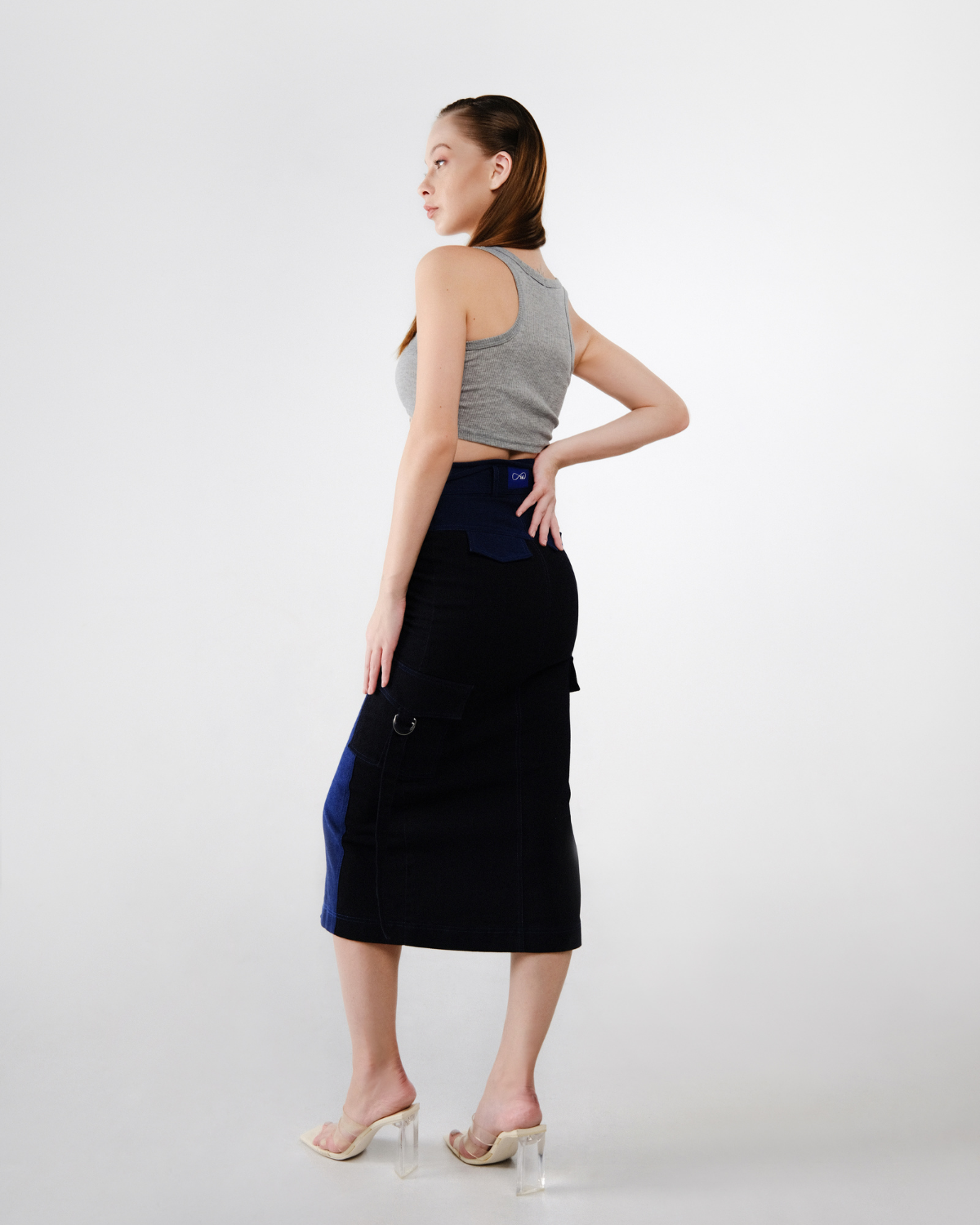 Daria Skirt Blue-Black