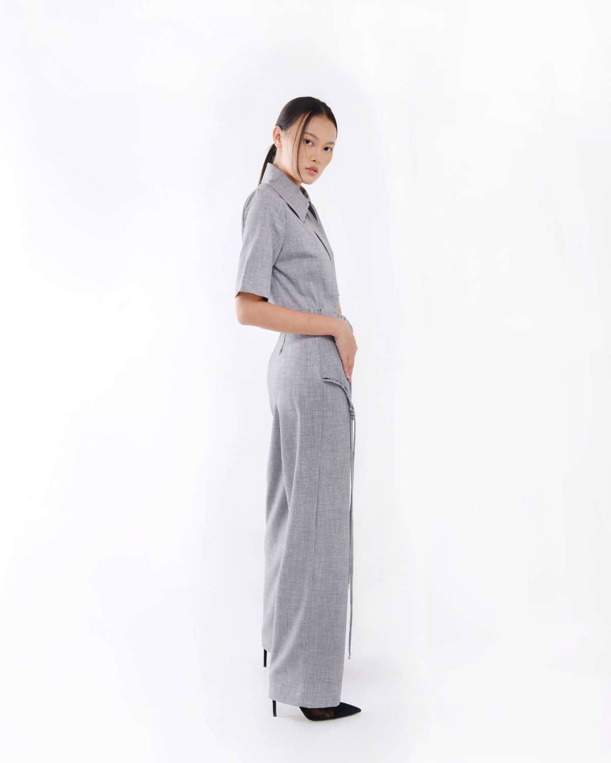 Amaranth Pants Light Grey