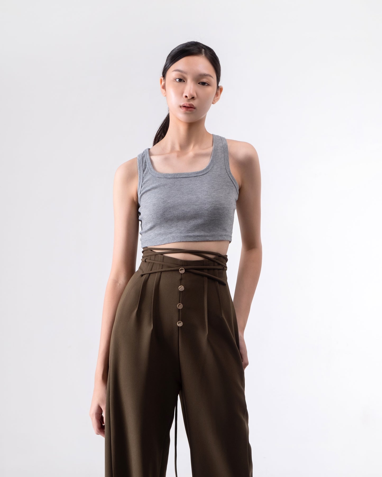 Noreen Pants Army Green