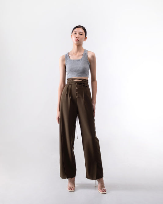 Noreen Pants Army Green