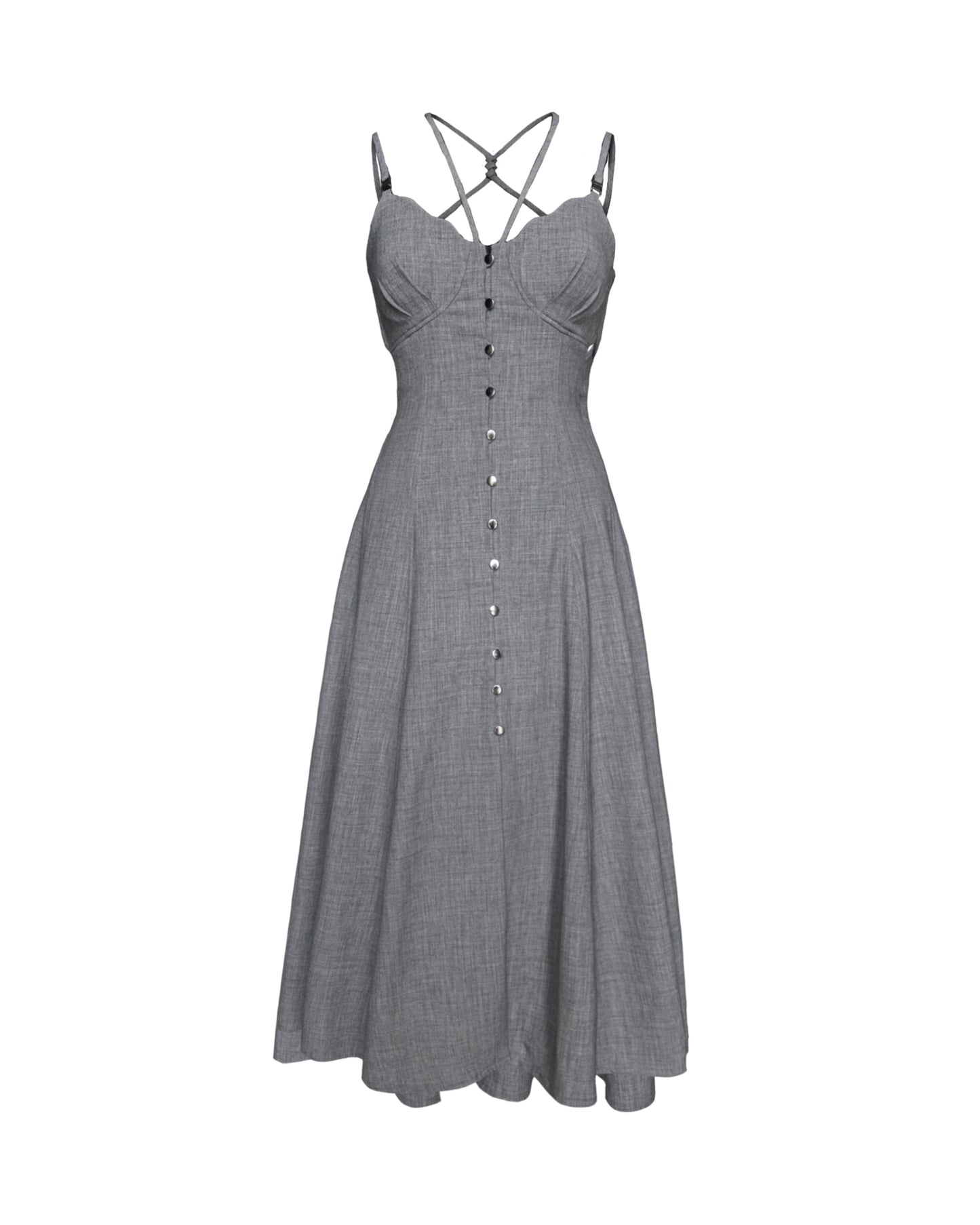 Greta Dress Grey